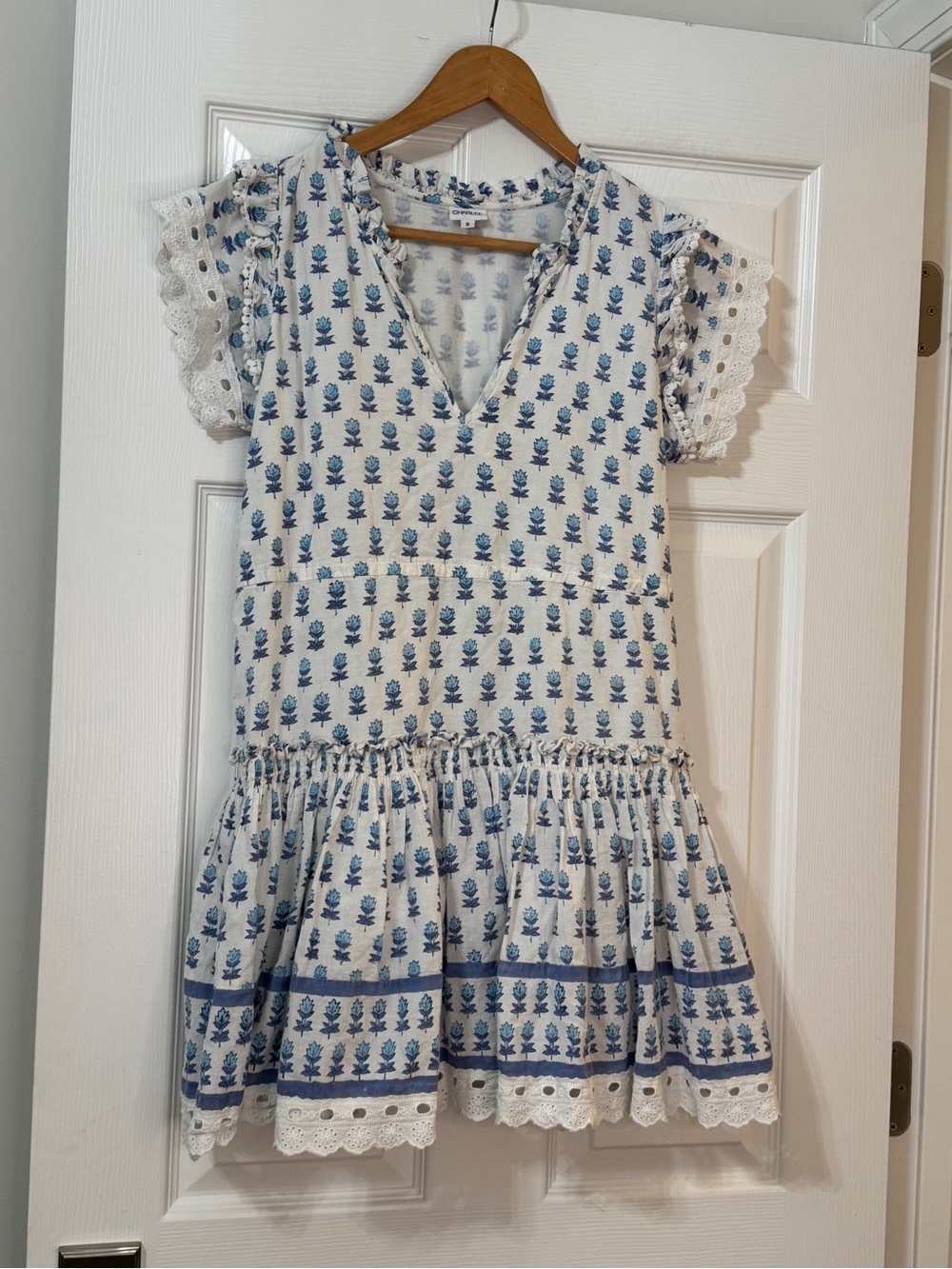 Charlee floral block print dress